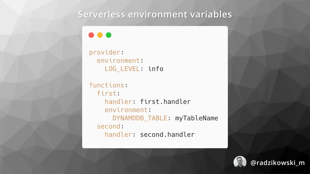 environment variables